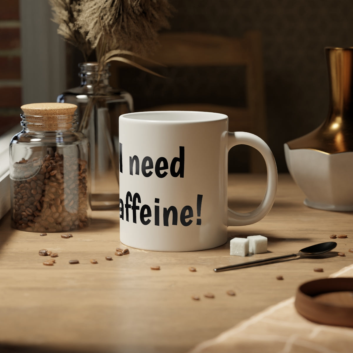 Ant Needs Caffeine - Jumbo Mug, 20oz