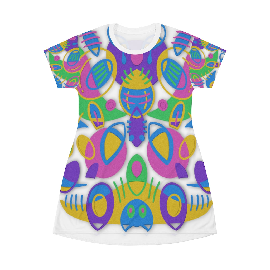 Talopa - All Over Print T-Shirt Dress