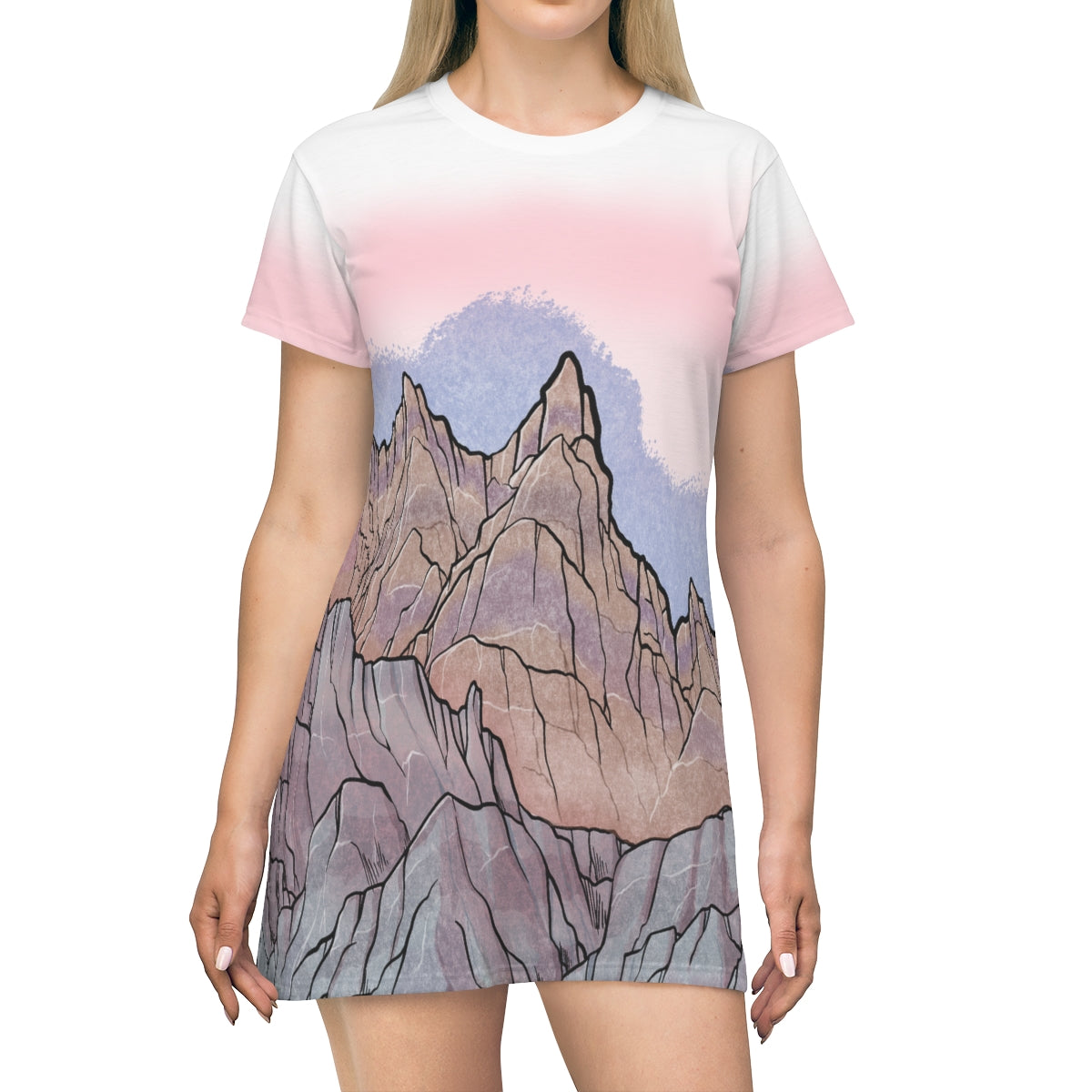 Sierra Bambino - All Over Print T-Shirt Dress