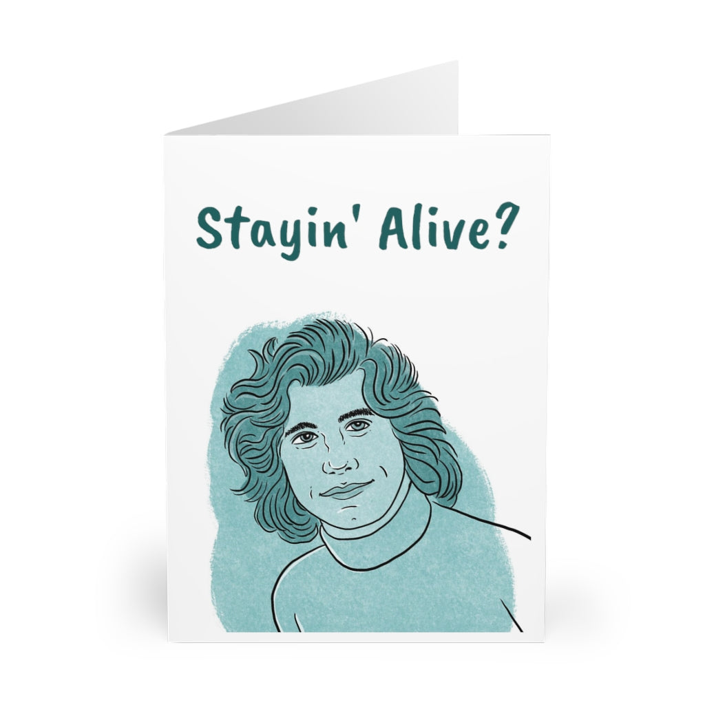 Stayin' Alive - Greeting Cards (5 Pack)