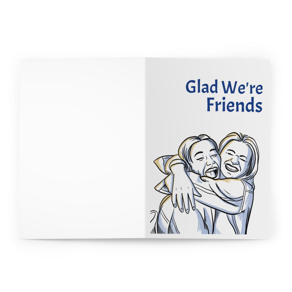 Glad We're Friends - Greeting Cards (5 Pack)