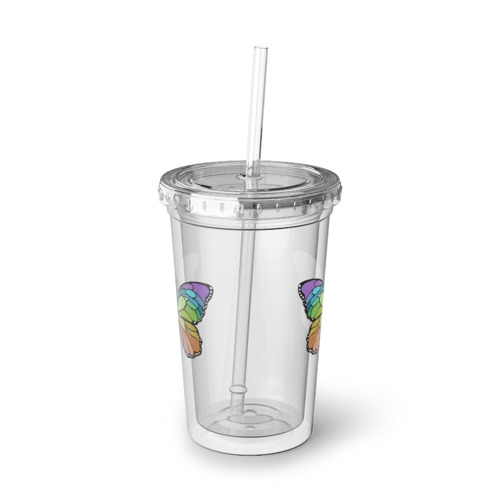 Butterfly Suave Acrylic Cup