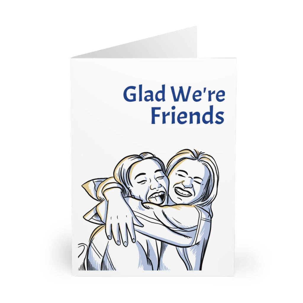 Glad We're Friends - Greeting Cards (5 Pack)