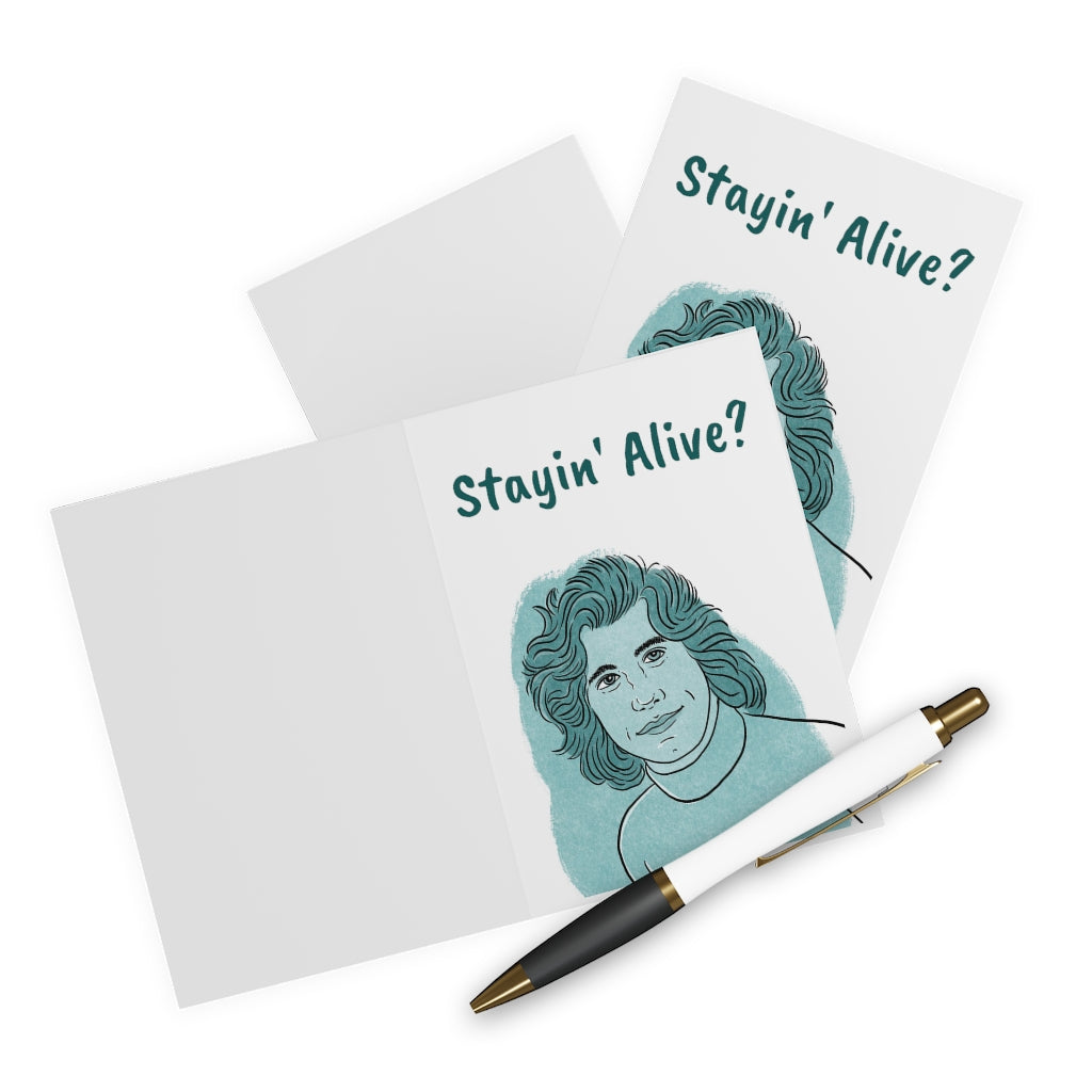 Stayin' Alive - Greeting Cards (5 Pack)