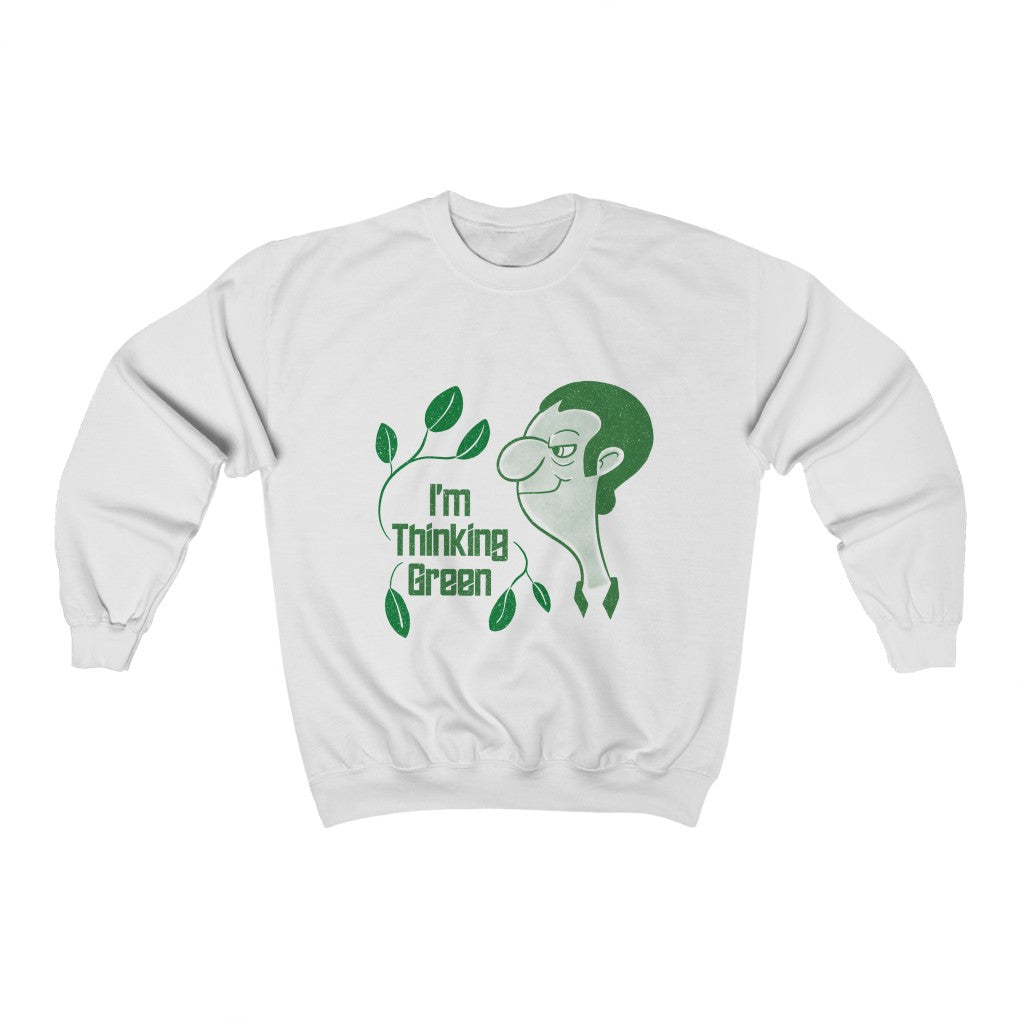 Thinking Green - Unisex Heavy Blend Crewneck Sweatshirt