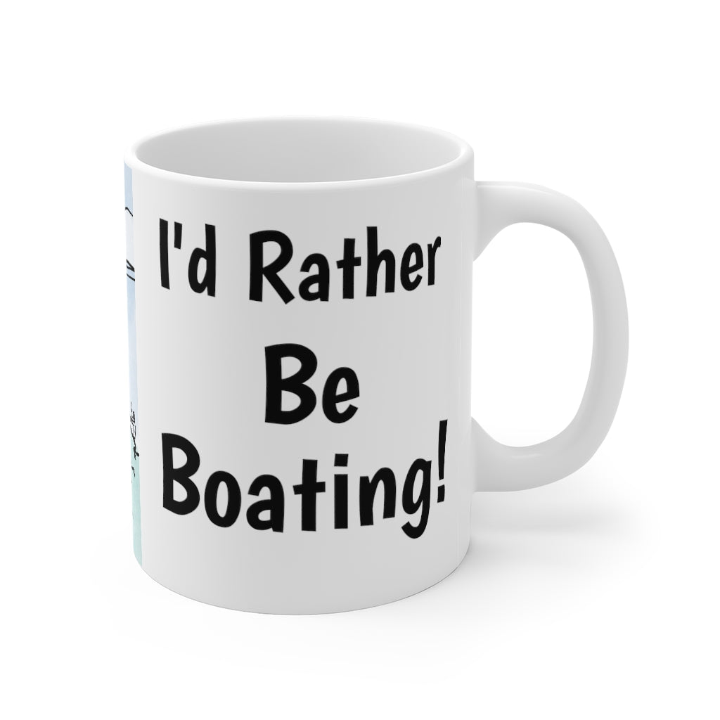 Boating 11oz White Mug