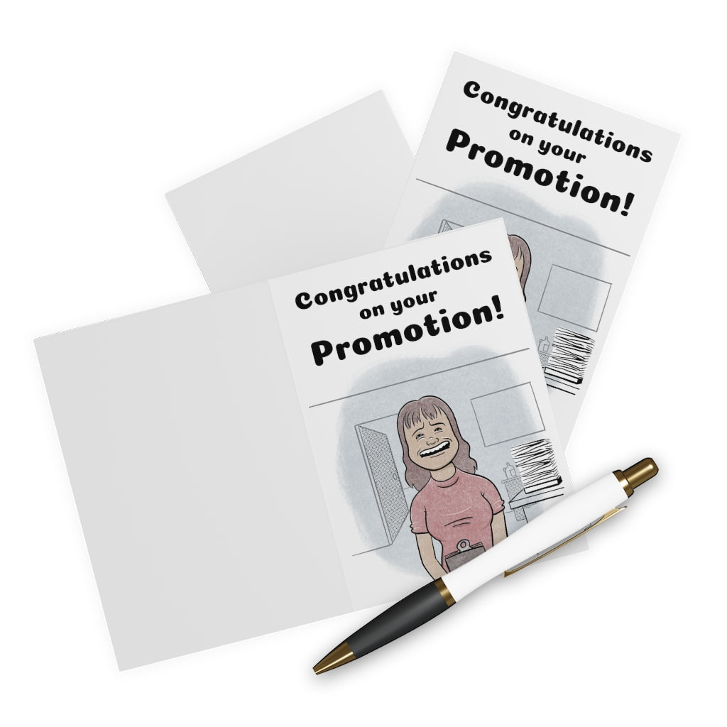 Promotion Congratulations - Greeting Cards (5 Pack)