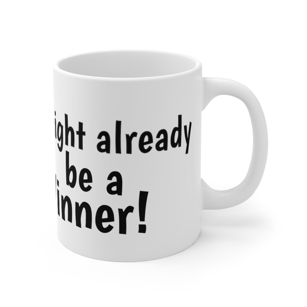 Winner - 11oz White Mug