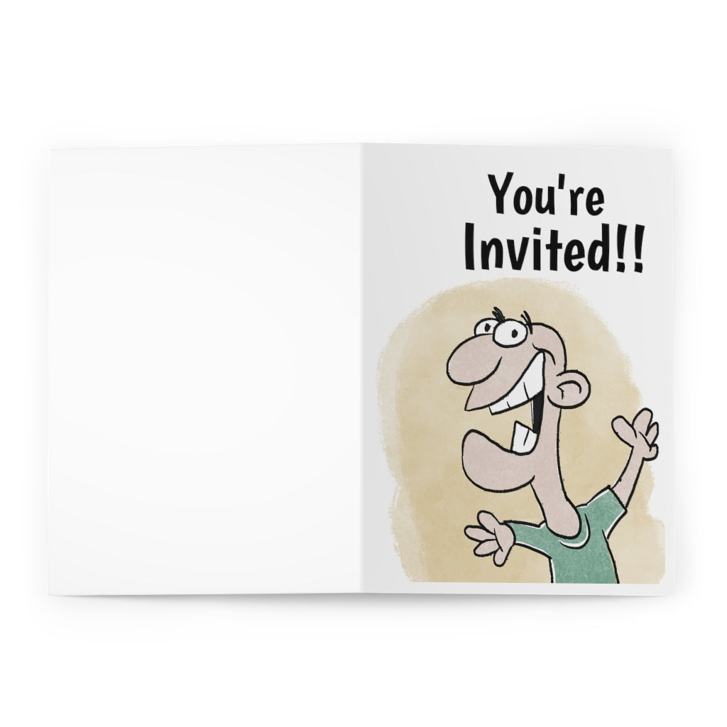 Party Invitation - Greeting Cards (5 Pack)