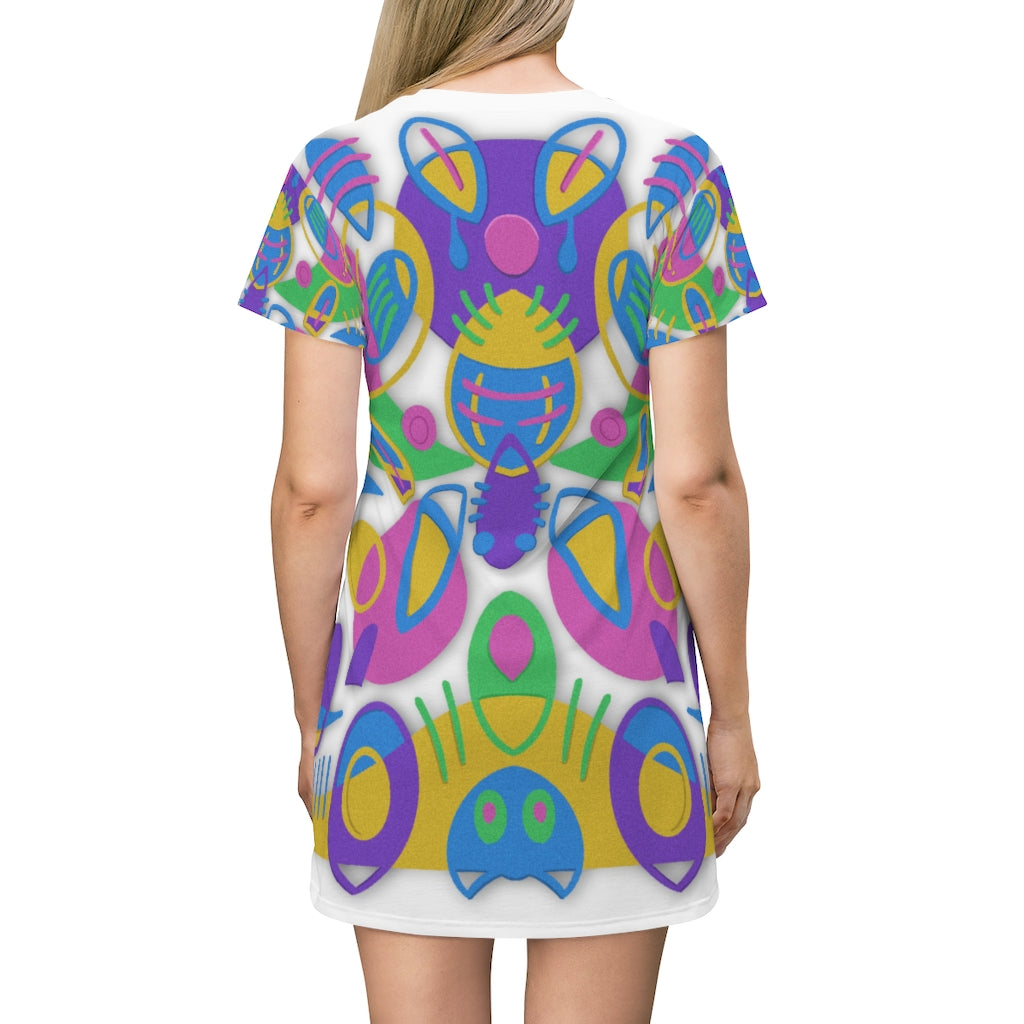 Talopa - All Over Print T-Shirt Dress