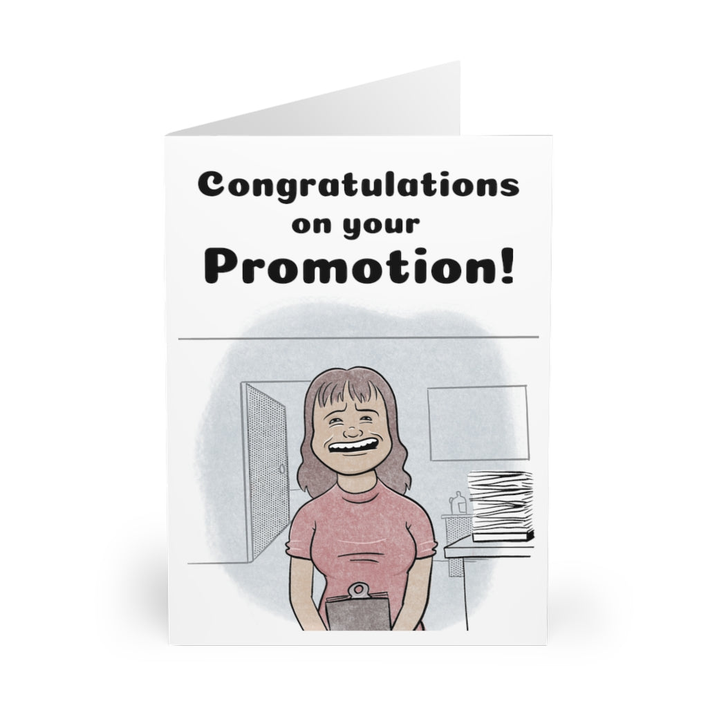 Promotion Congratulations - Greeting Cards (5 Pack)