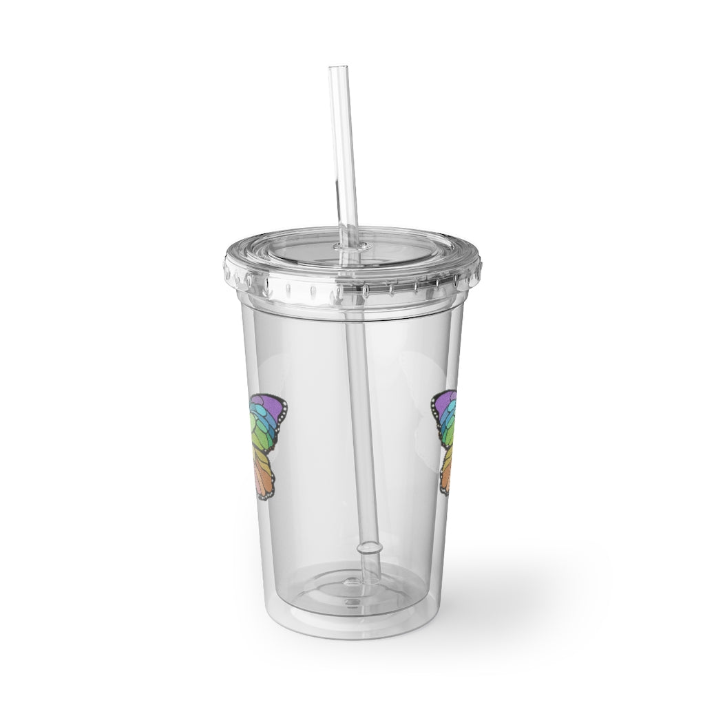 Butterfly Suave Acrylic Cup