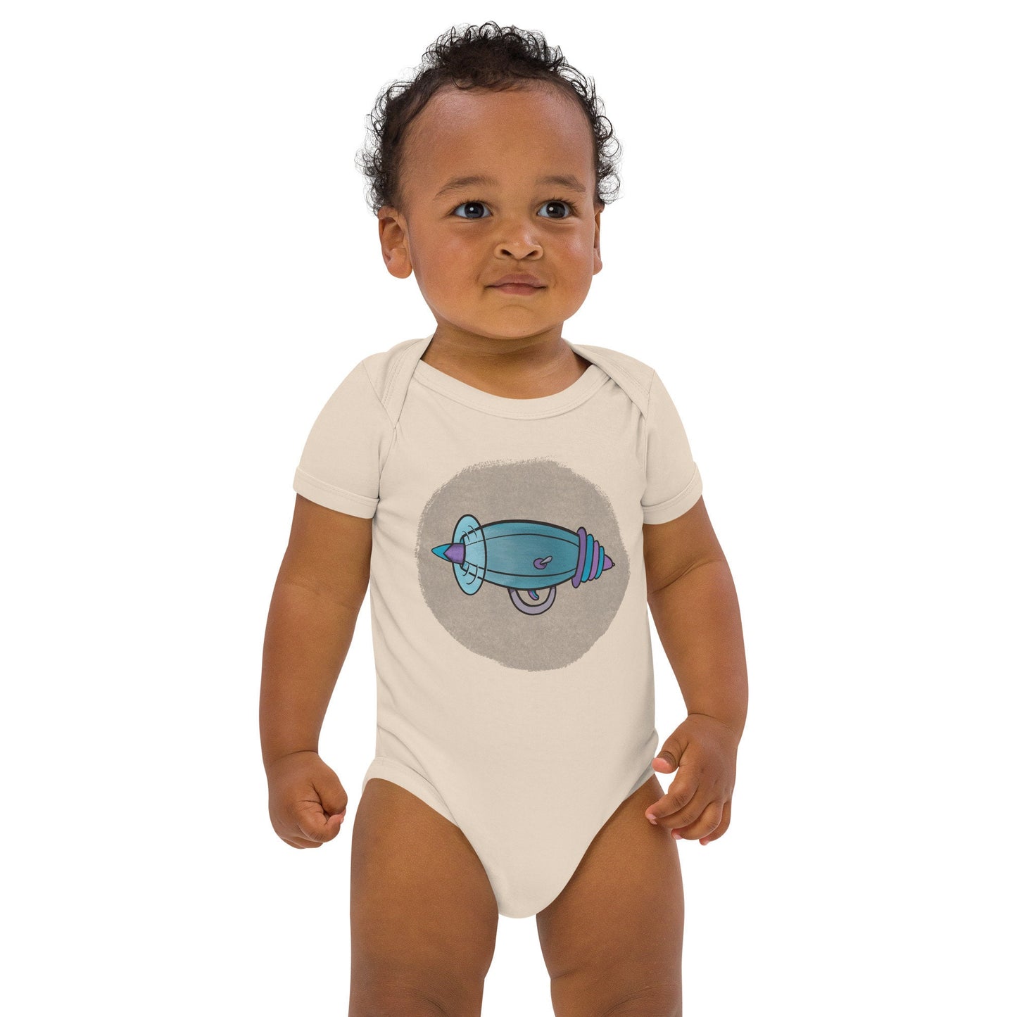 ZapRay-Organic cotton baby bodysuit