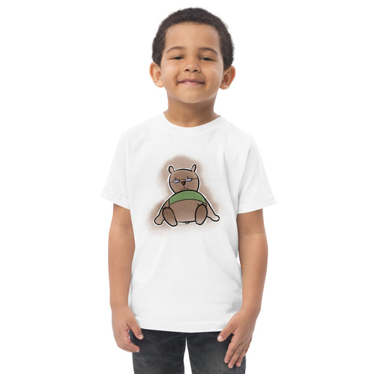 Sitting Bear - Toddler jersey t-shirt