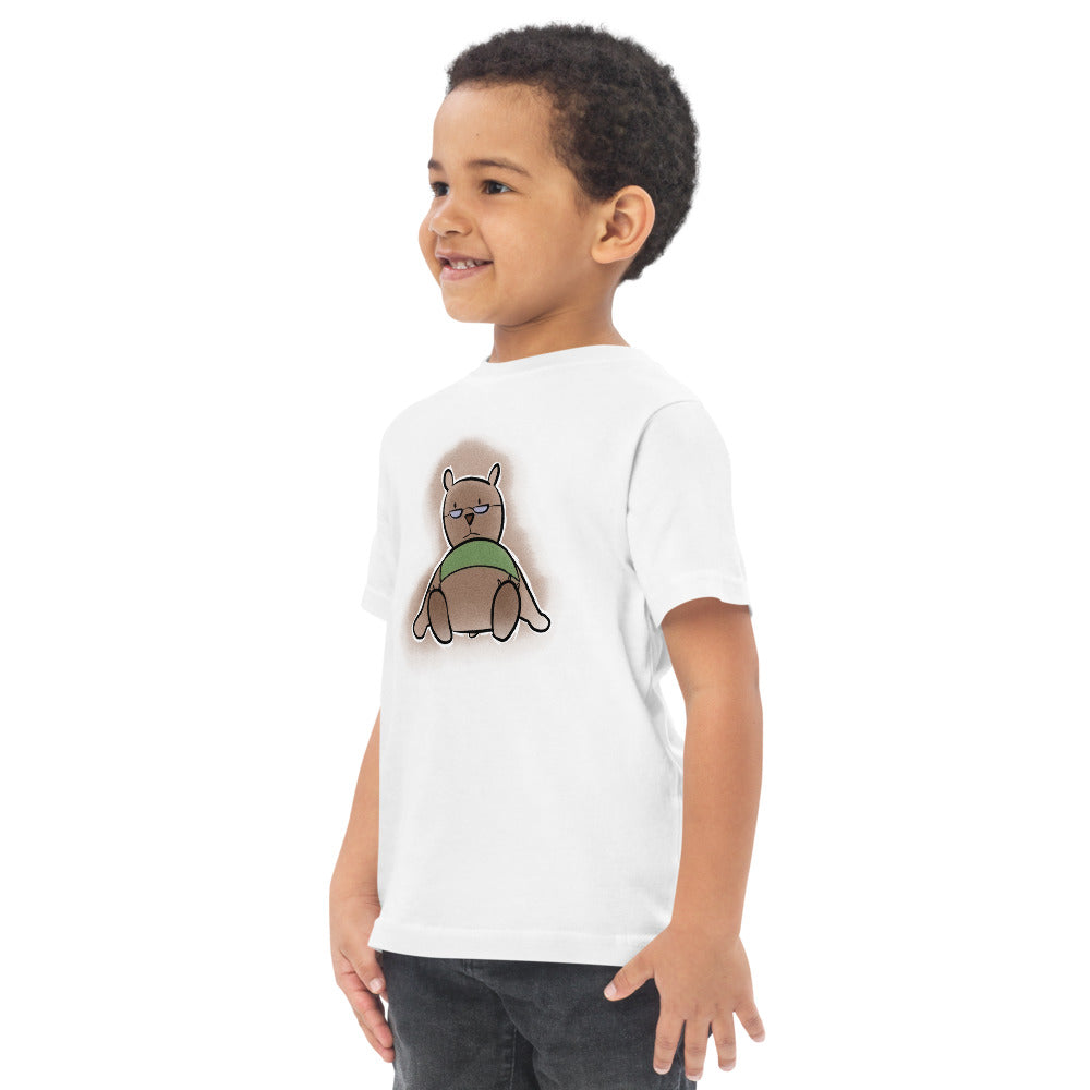 Sitting Bear - Toddler jersey t-shirt